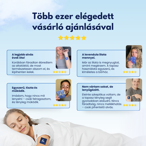 Levendulás Természetes Alvástapasz